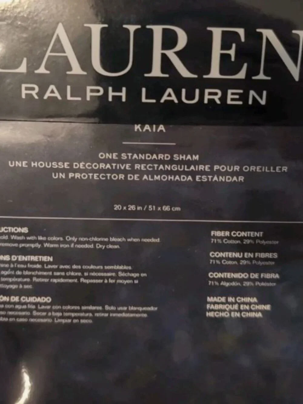 Ralph Lauren one standard